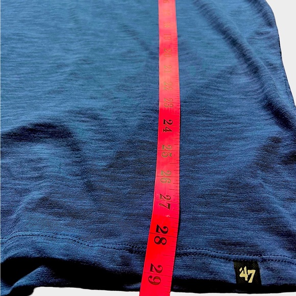 Texas Rangers Bleacher Blue Cooperstown Collection Logo T-shirt, Size Large - Picture 6 of 6